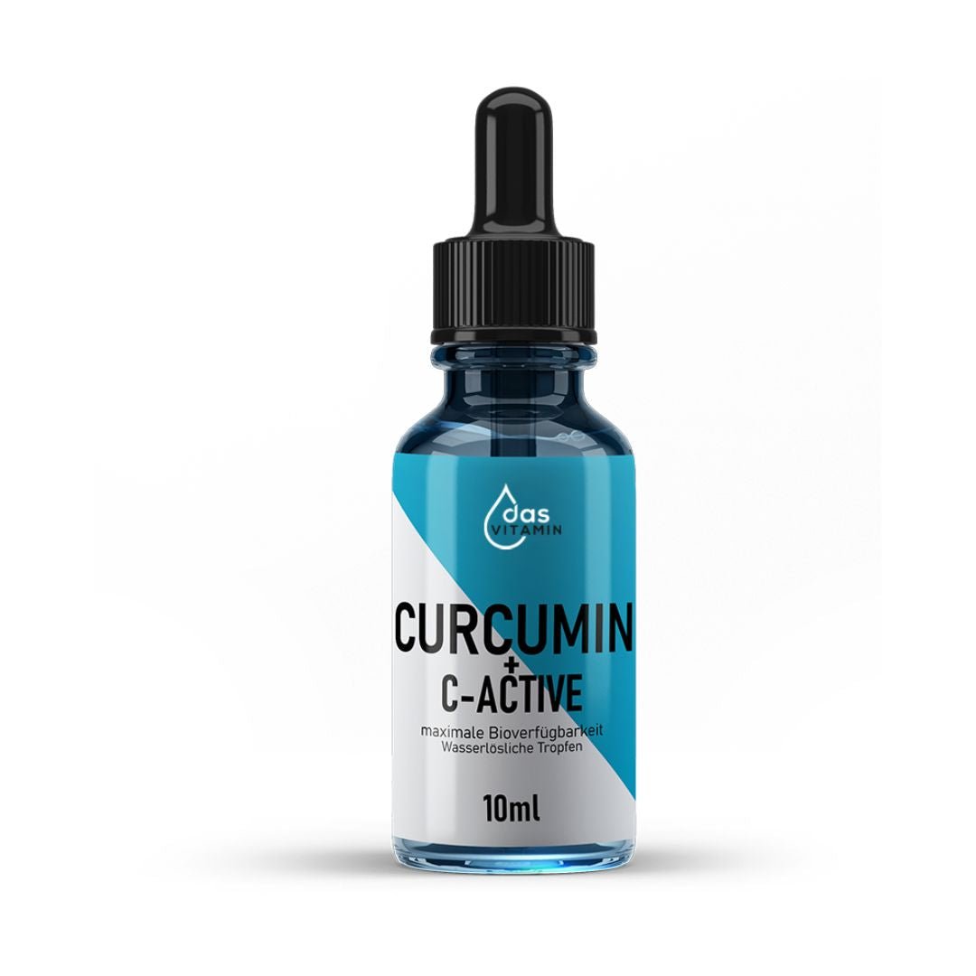 Curcumin+Vitamin C Tropfen 10ml | Vegan | Hochdosiert - das Vitamin