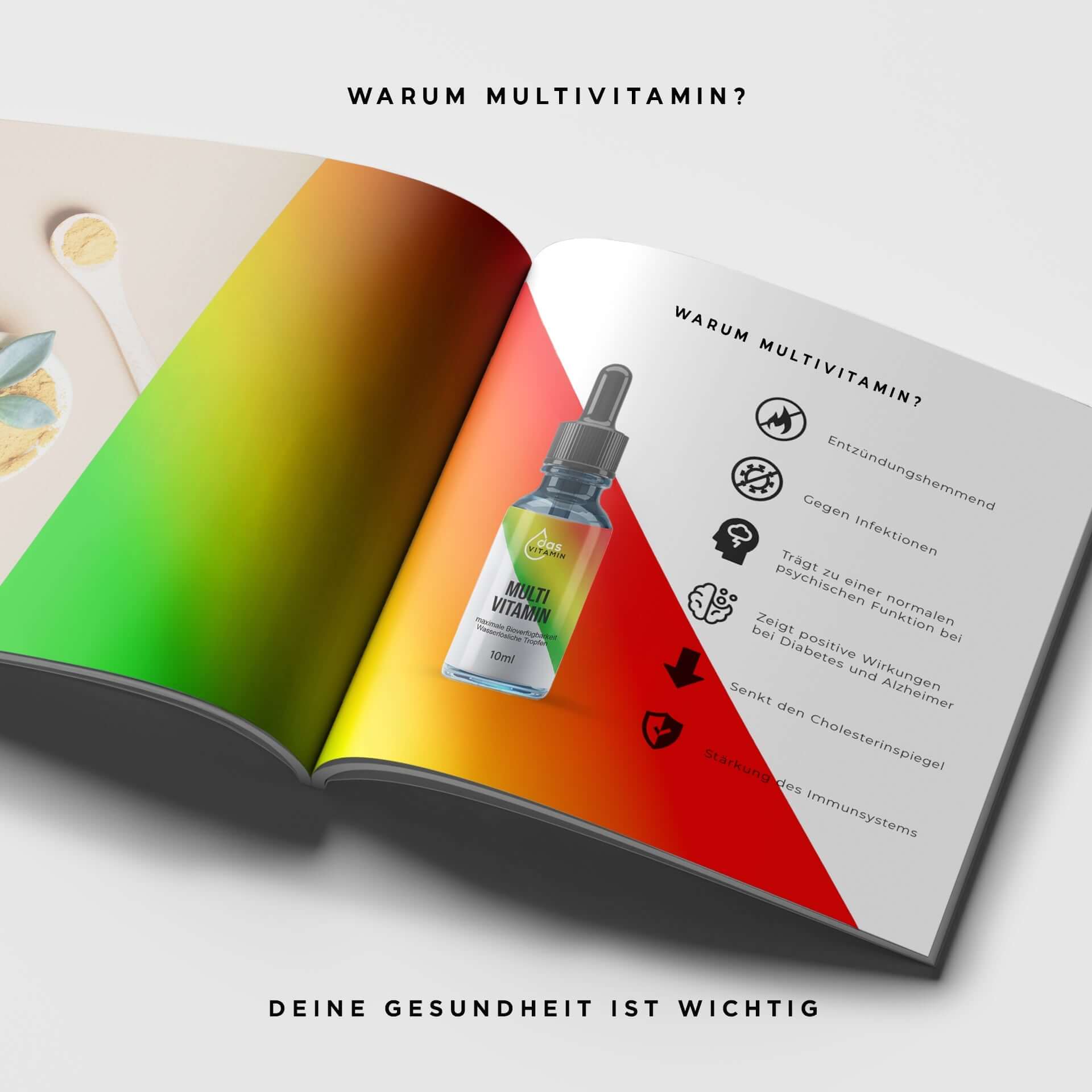 Multivitamin Tropfen 10ml | Vegan | Hohe Qualität.