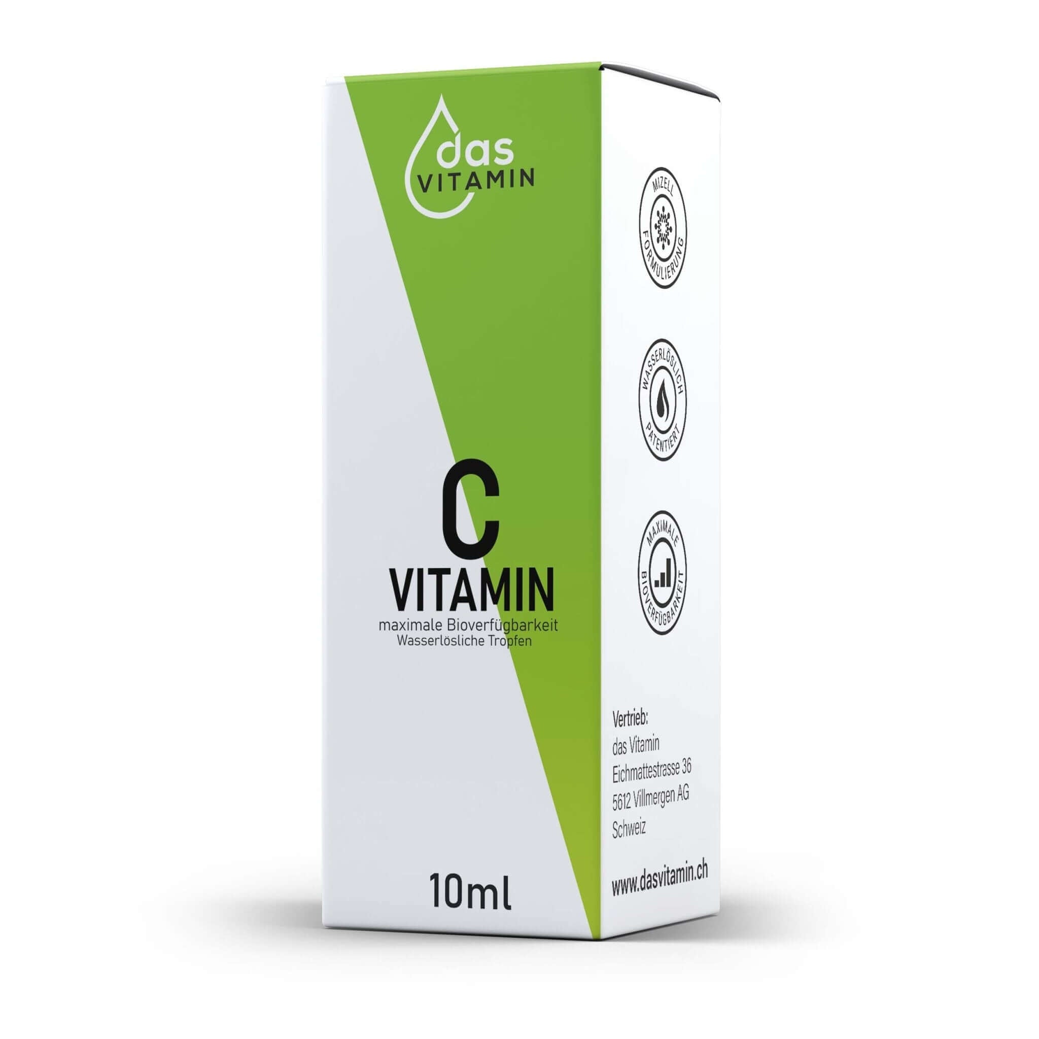 Vitamin C Tropfen 10ml 4+1 Gratis | Vegan | Hochdosiert - das Vitamin