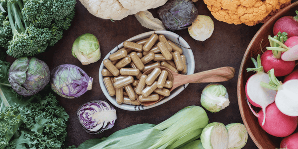 Nahrungsergänzungsmittel - das Vitamin
