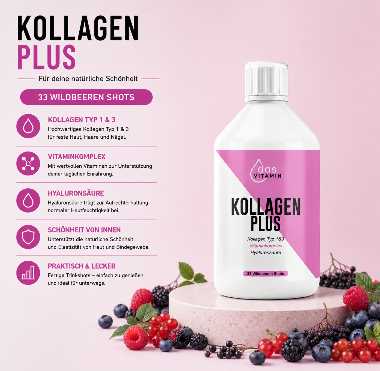 Kollagen Kapseln für Haut, Gelenke und Knochen – hochwertiges Nahrungsergänzungsmittel in der Schweiz