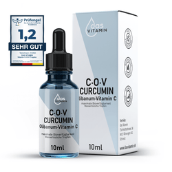 Curcuma+Olibanum+Vitamin C Tropfen 10ml | Vegan | Hochdosiert - das Vitamin