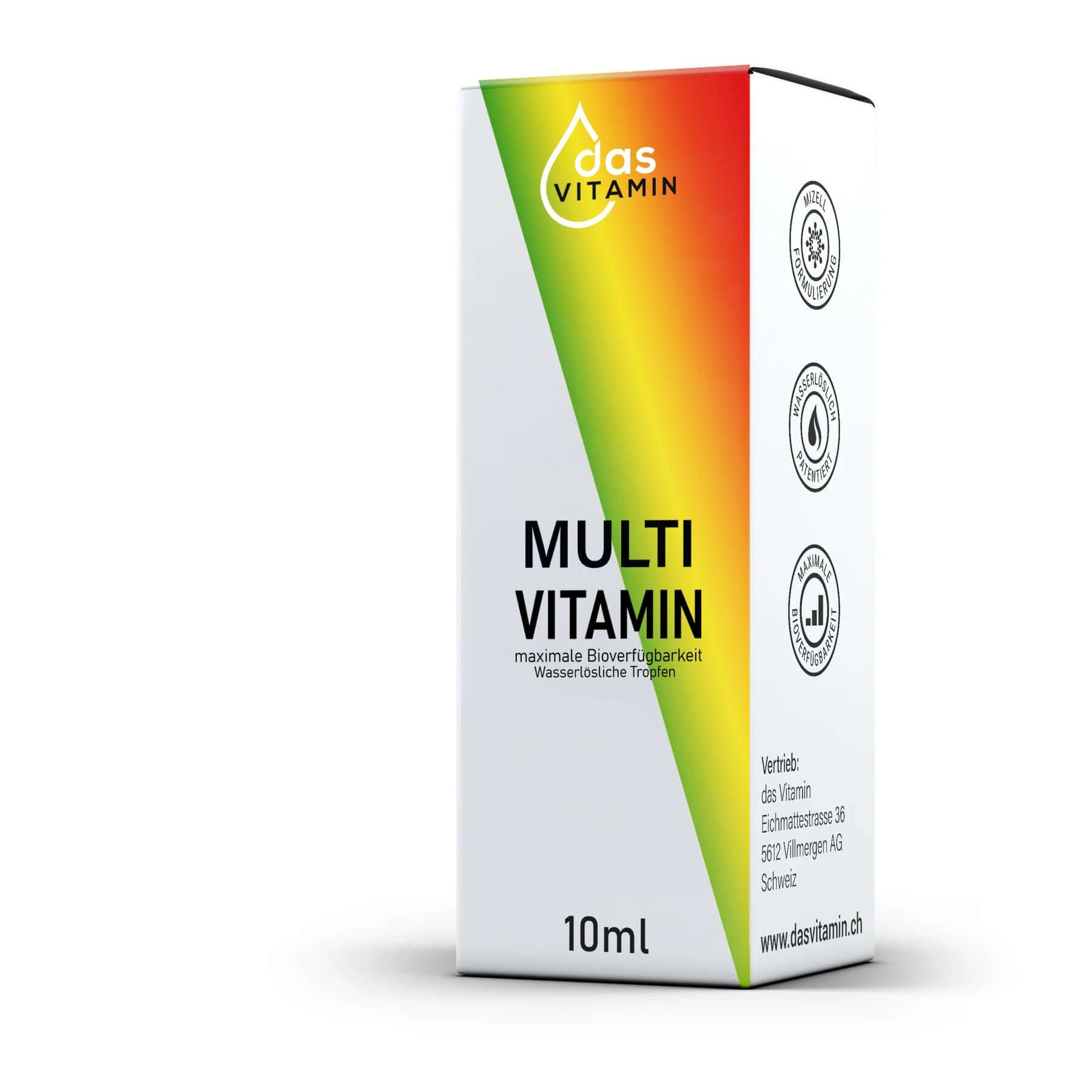 Multivitamin Tropfen 10ml | Vegan | Hohe Qualität.