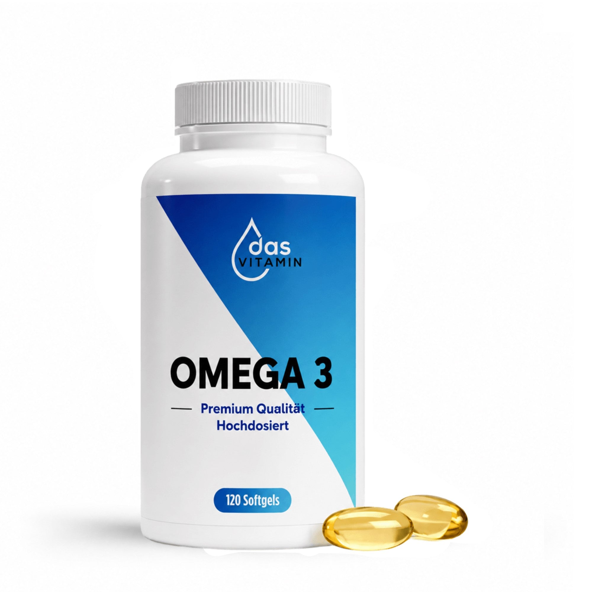 Omega 3 Kapseln für den Schweizer Markt – 2000 mg Fischöl