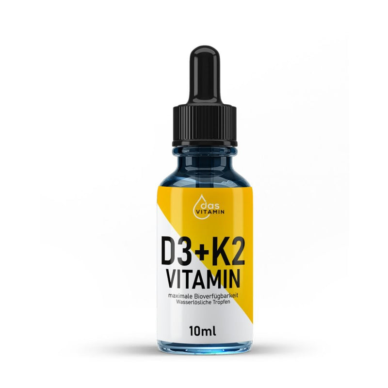 Vitamin D3+K2 Tropfen 10ml | Vegan | Hochdosiert - das Vitamin