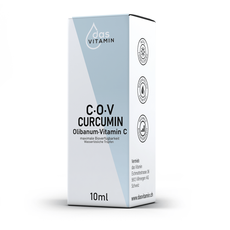 Curcuma+Olibanum+Vitamin C Tropfen 10ml | Vegan | Hochdosiert - das Vitamin