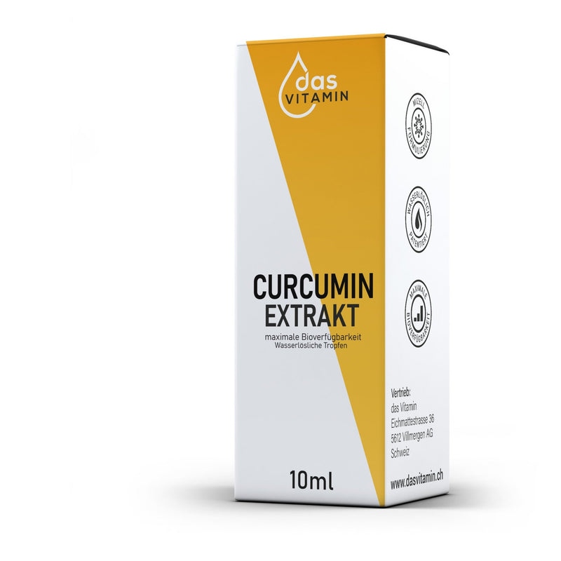 Curcumin Extrakt Tropfen 10ml | Vegan | Hochdosiert - das Vitamin