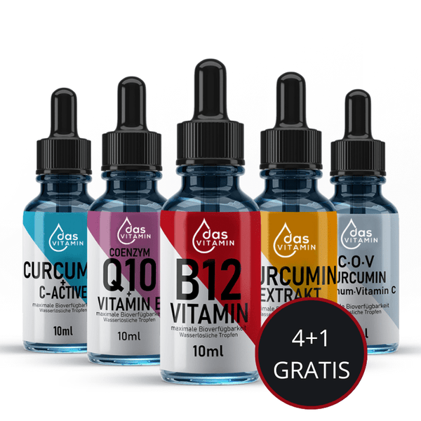 Vitamin ALL IN ONE Tropfen 10ml 4+1 Gratis | Vegan | Hochdosiert - das Vitamin