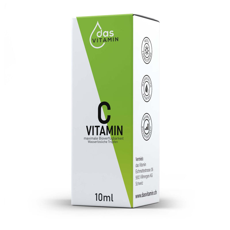 Vitamin C Tropfen 10ml 4+1 Gratis | Vegan | Hochdosiert - das Vitamin